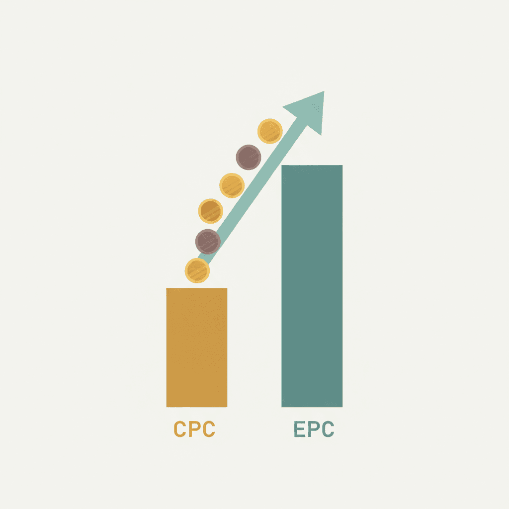 EPC greater than CPC gap that keeps a media arbitrage profitable